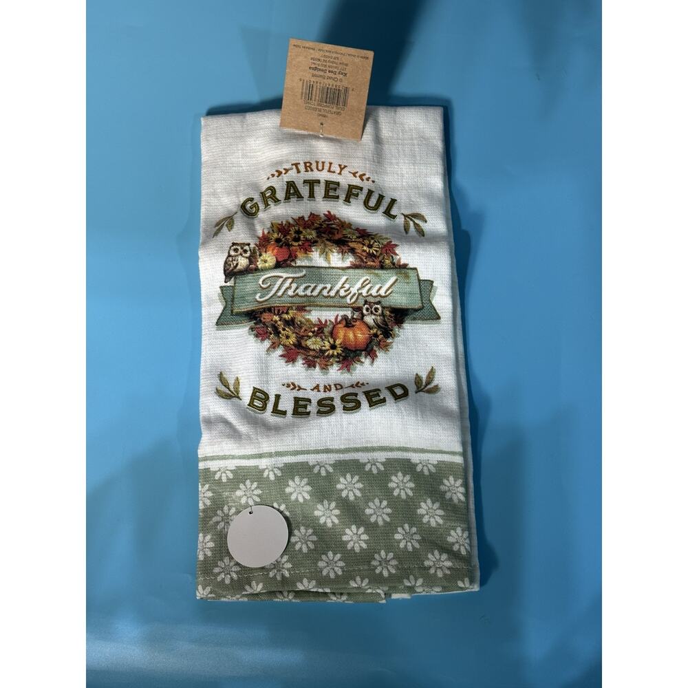 Kay Dee Designs Gratful Blessed Dual Purpose Cloth